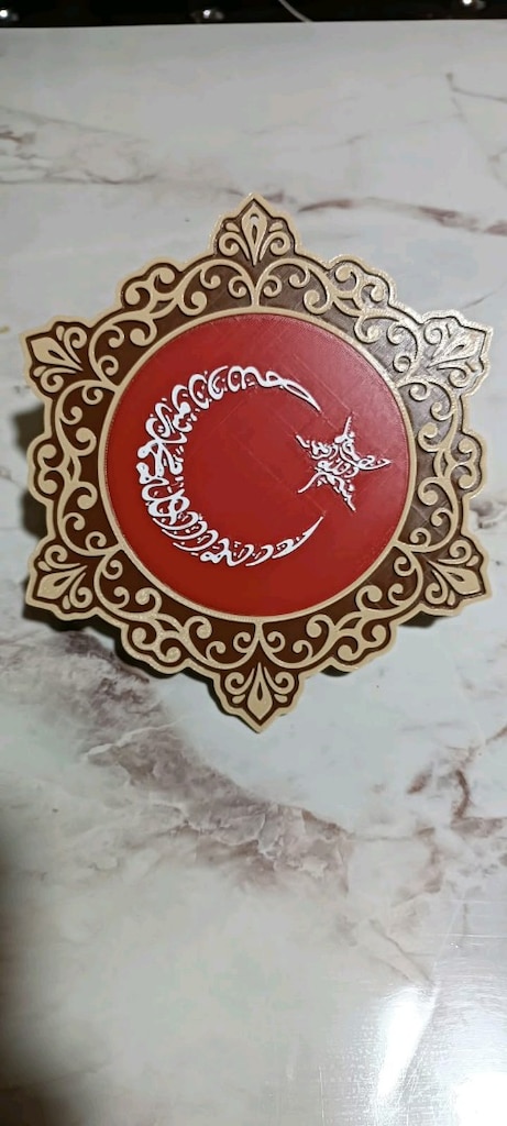 Ayet Figürlü TÜRK Bayrağı - 4