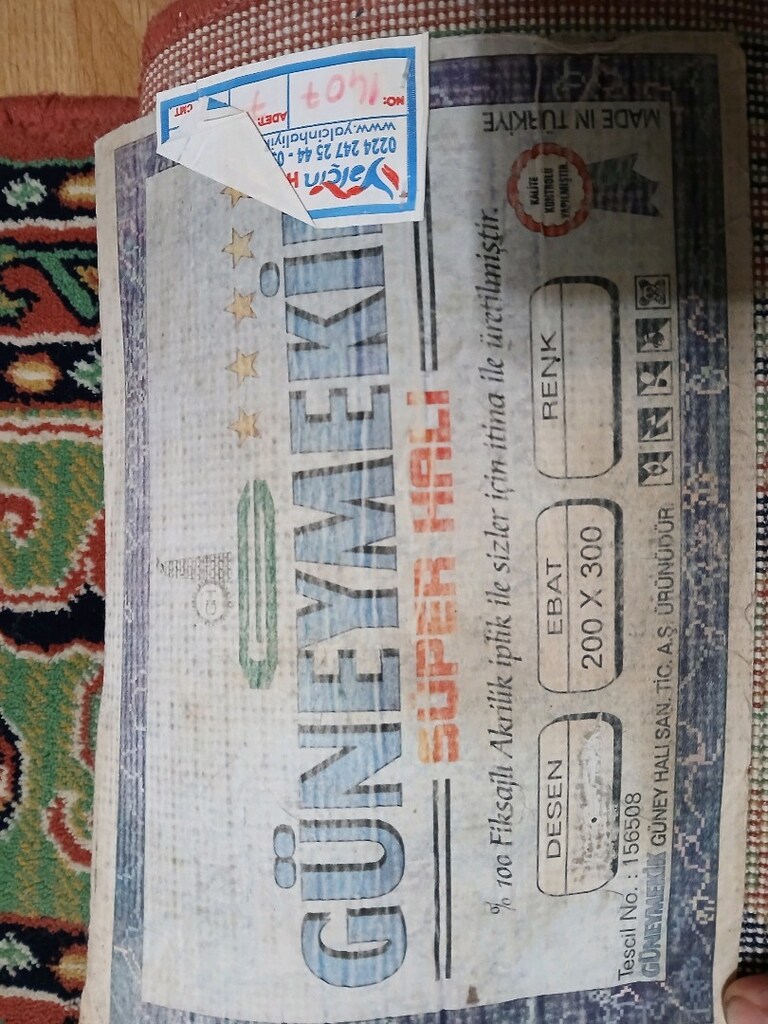 Halı kilim 200x300 cm 2x3 m salon oturma odası yer halısı - 4