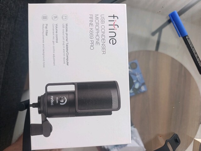 SIFIR HİÇ AÇILMAMIŞ FİFİNE K669B USB MiKROFON