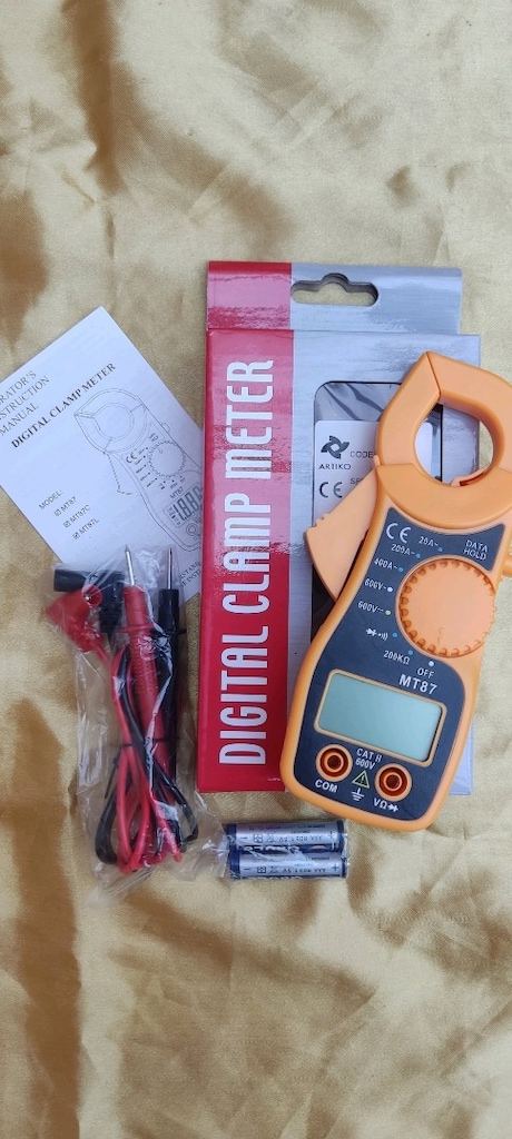 DİJİTAL MULTİMETRE + YENİ NESİL KABLOSUZ AKIM ÖLÇER. YARI FİYATINA - 2