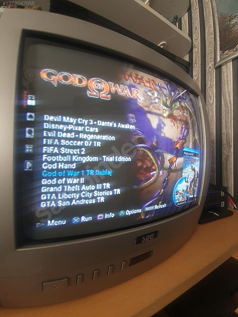 PlayStation 2 fat fmcb oyun konsolu ps2 63 oyun yüklü HDD - 4