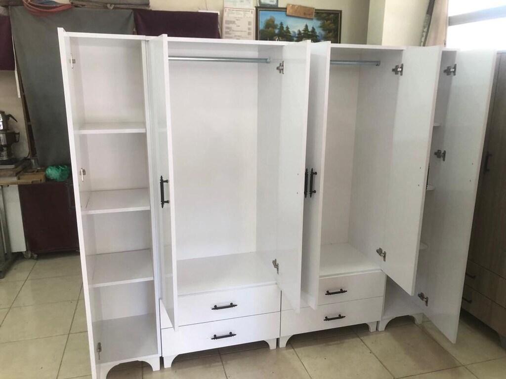 6 Kapaklı elbise dolabı sıfır ürün - 4