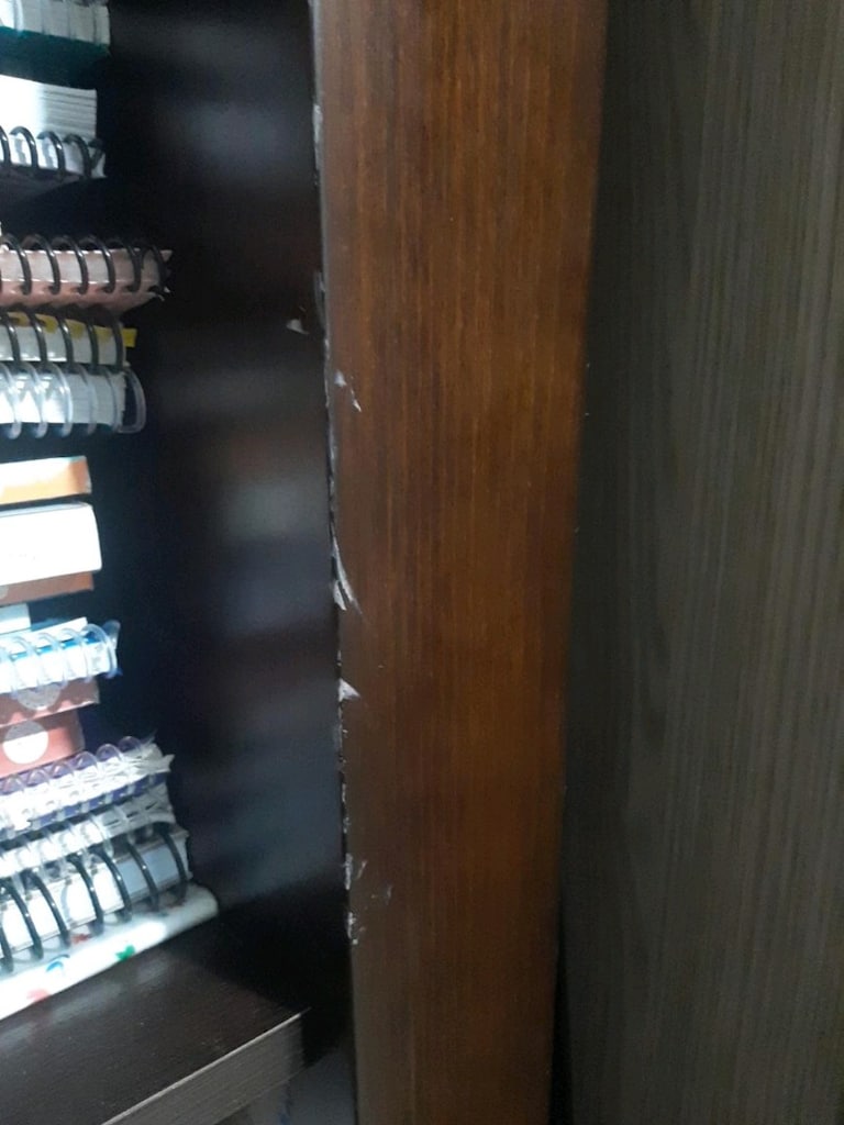 MDF Büyük Kitaplık | 190×114 cm | Raflı + Çekmeceli - 9
