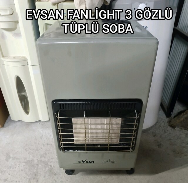 EVSAN FANLİGHT 3 GÖZLÜ TÜPLÜ SOBA