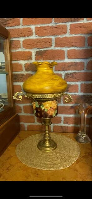 antika gaz lambası (capodimonte)