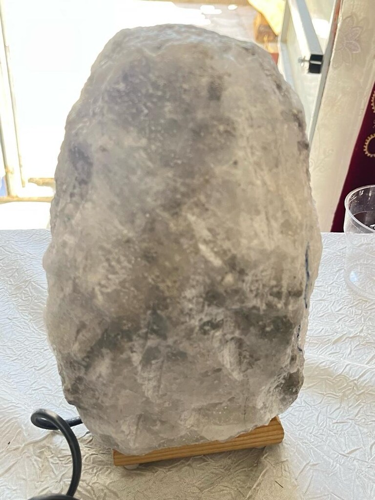 Doğal kayatuzu lambası büyük boy - 2