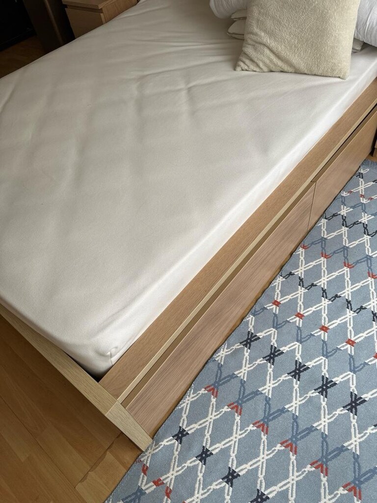 İkea Malm Luröy 160x200 yatak 4 çekmece dahil - 3