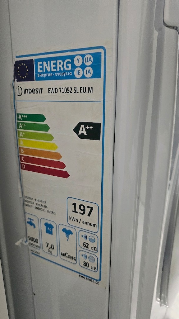 indesit marka 7 kg 1000 devir çamaşır makinesi - 2