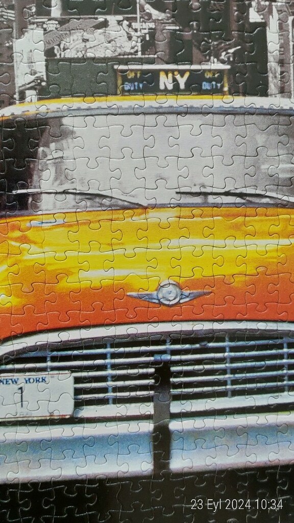 PUZZLE ÇERÇEVE NY TAXI - 2