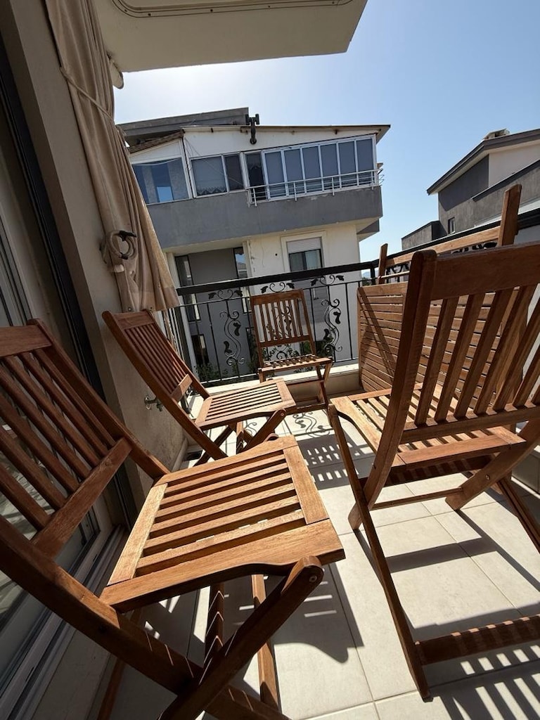 Akasya Ahşap Bahçe/Balkon Masa Takımı 4 Sandalyeli - 9