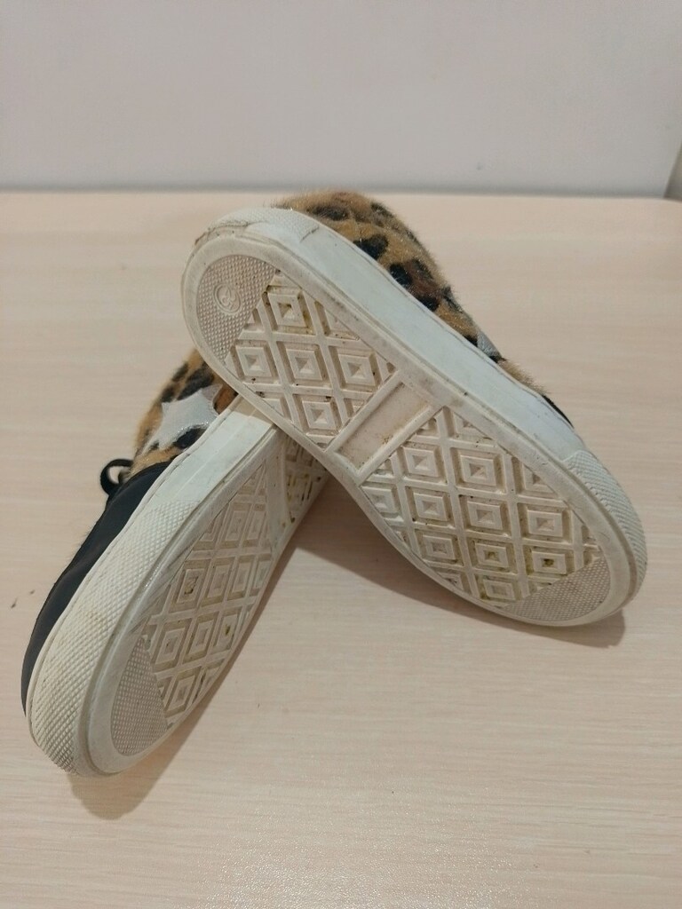 Leopar desenli Kız çocuk ayakkabı - 7