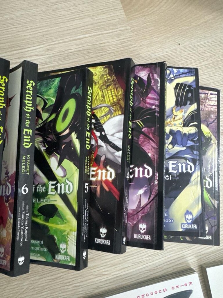 manga 25 kitap 4000 tl. anime seraph of the end kıyamet meleği - 3