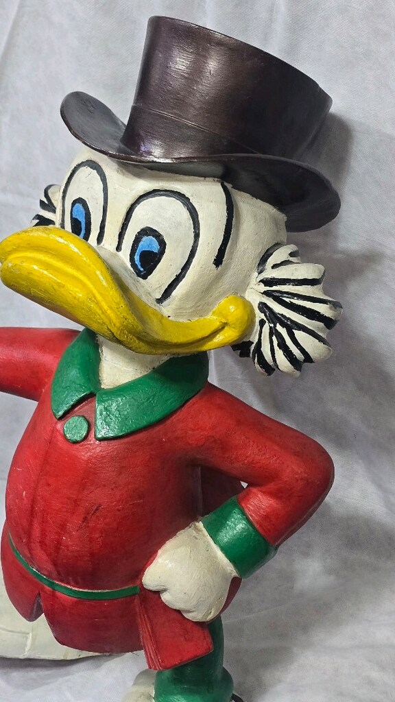 Vintage Disney Varyemez Amca ( 60 cn.) Bastonlu Kolleksiyonluk Heykel - 3