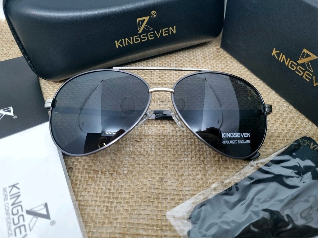 Kingseven erkek polarize güneş gözlüğü gözlük - 9