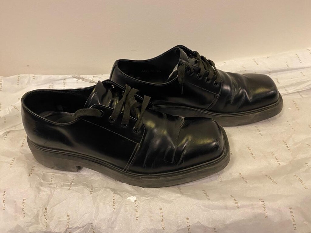 prada deri ayakkabı 42 no - 4