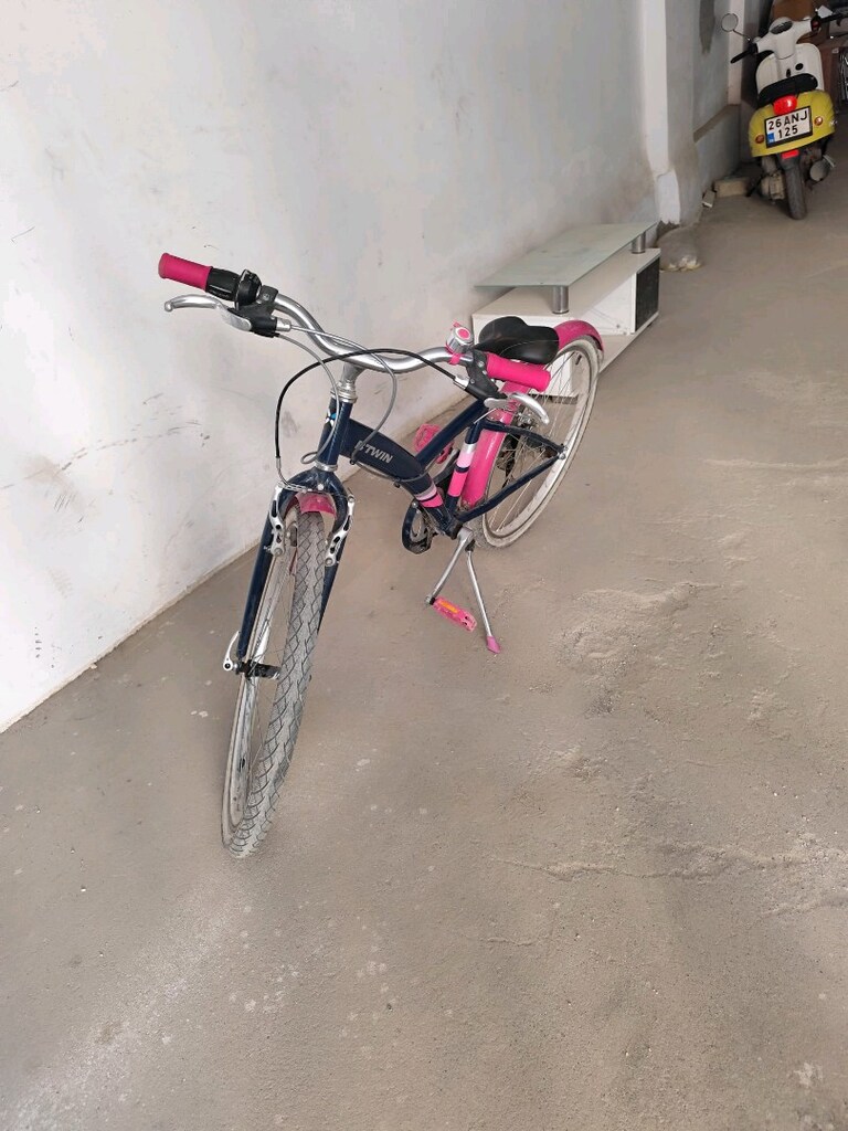 Btwin Original 500 Decathlon 24 jant 6 vites şehir bisikleti temiz - 3