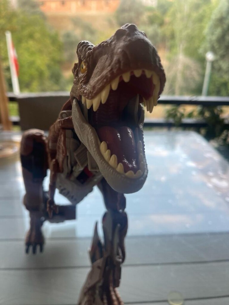 jurassic park 40 cm dinazor ve jeep arabaya dönüşen TRANSFORMENS - 5