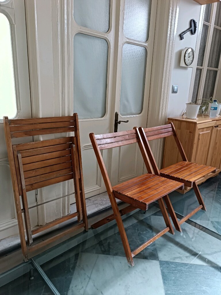 Katlanır sandalye 3 adet - 3