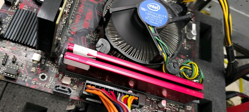 ASUS EXP.ANAKART, İ5 9400F İŞLEMCİ 16 GB DDR4 RAM, İNTEL CPU FANI SET - 5