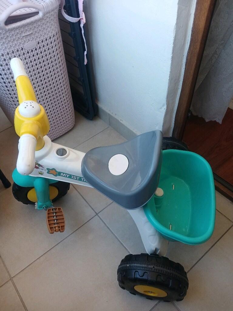 Dolu ilk üç tekerlekli bisikletim çocuk bisikleti - 4