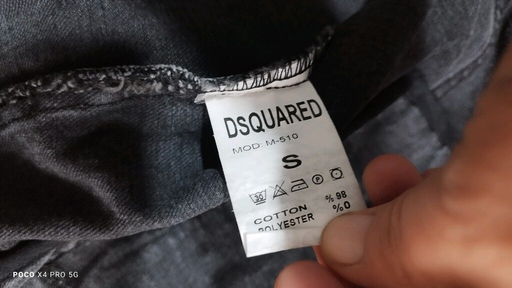 #DSquared2 ünlü marka taşlamalı kot ceket..Eni 52 Boyu 64??? - 6
