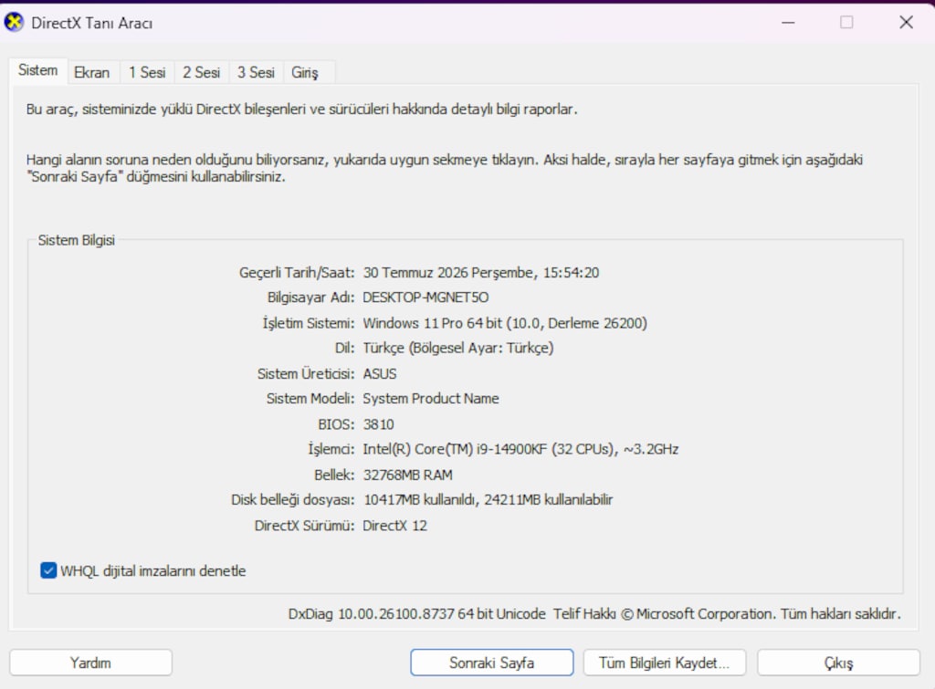 i9 14900KF-9070xt-2tb SSD-32 GB ram-TOPLAMA PC - 5
