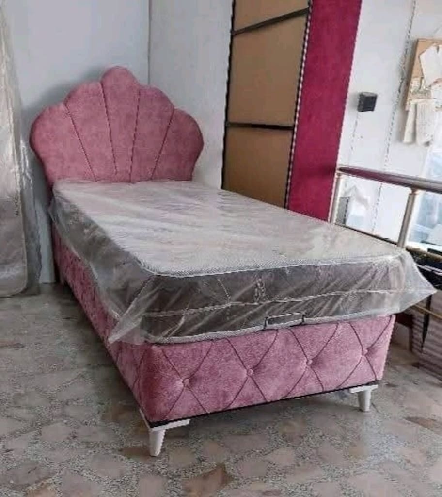 RENK RENK 90X190 BAZA BAŞLIK YATAK. KAPIDA ÖDEME ÜCRETSİZ TESLİM - 6