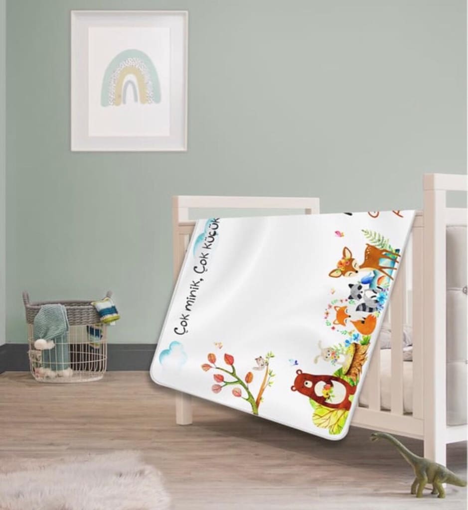 Polar Bebek Anı Battaniyesi 150X100CM, Yeni Doğan kız erkek bebek - 3