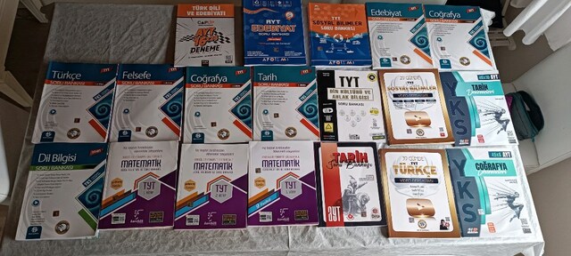 19 Adet GÜNCEL YKS HAZIRLIK KİTAPLARI