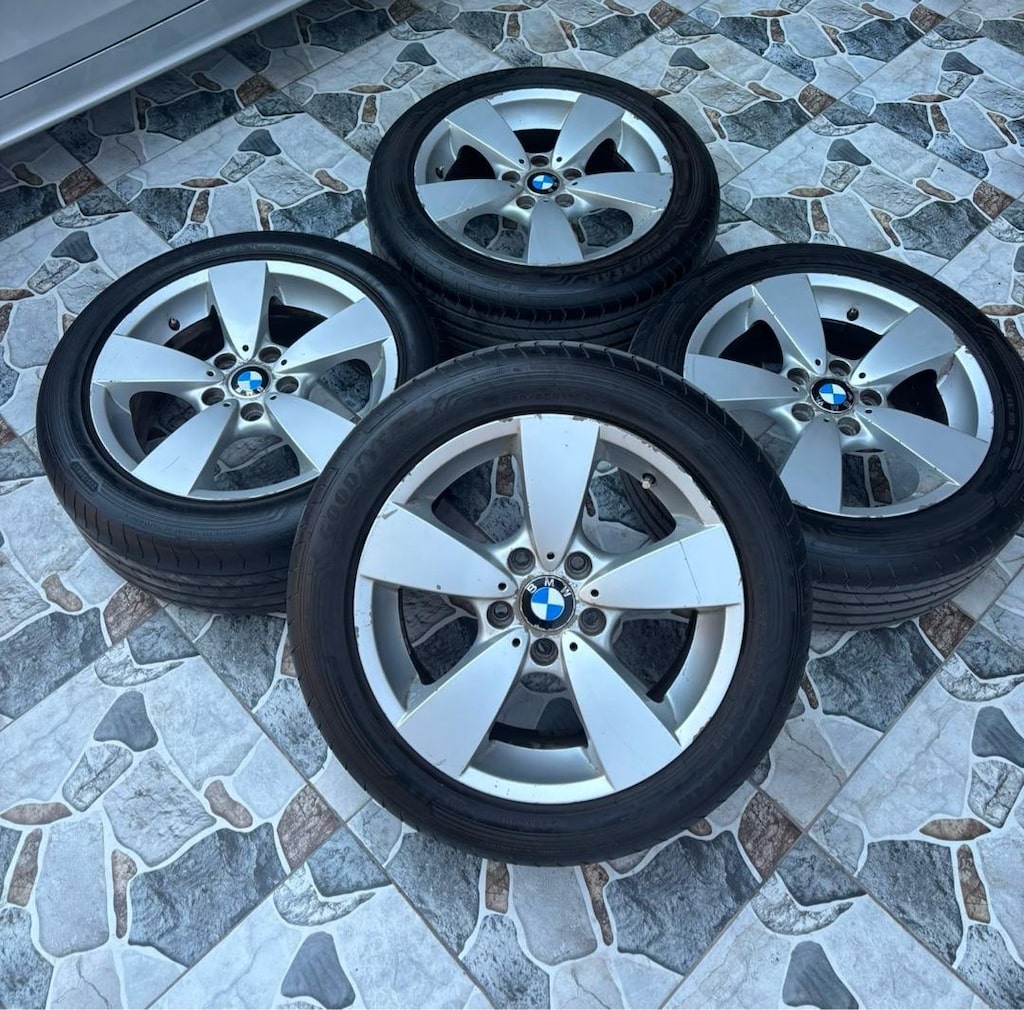 bmw jant 5x120 orjinal 17 inç e60 jant lastik - 7