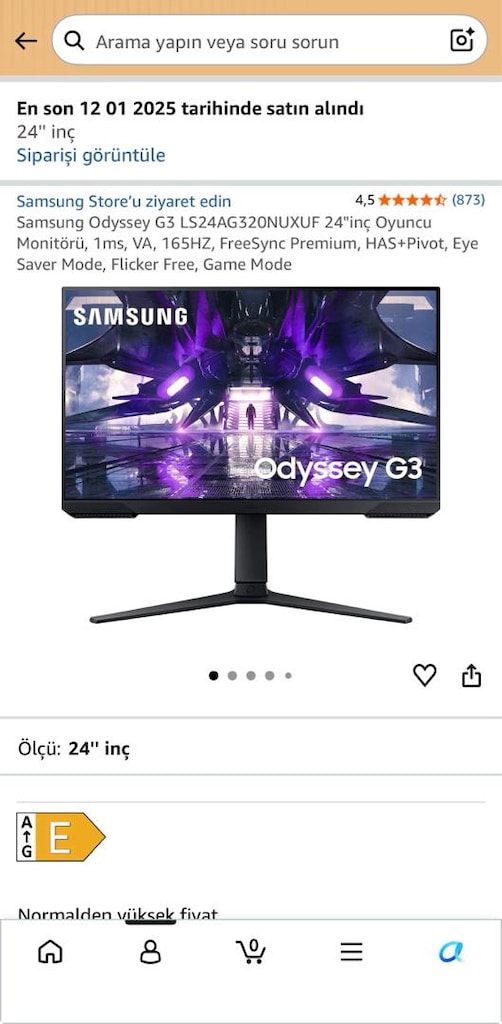 Samsung Odyssey G3 Monitör - 8
