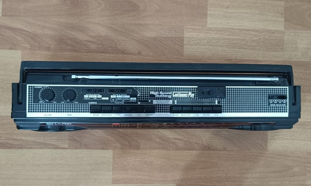 Sharp WQ-262H (BK) Radyo,Kasetçalar.ÜCRETSİZ KARGO.Dikimevi Mevkii - 4