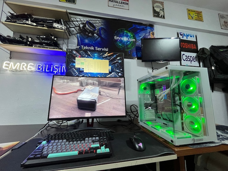 OYUN YAYIN BİLGİSAYARI GAMER PC MASAÜSTÜ BİLGİSAYAR FULL SET PC