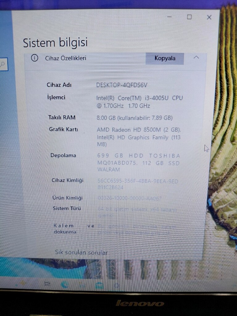 LENOVO SSDLİ GTA 5 HEDİYELİ FIRSAT LAPTOP! - 8