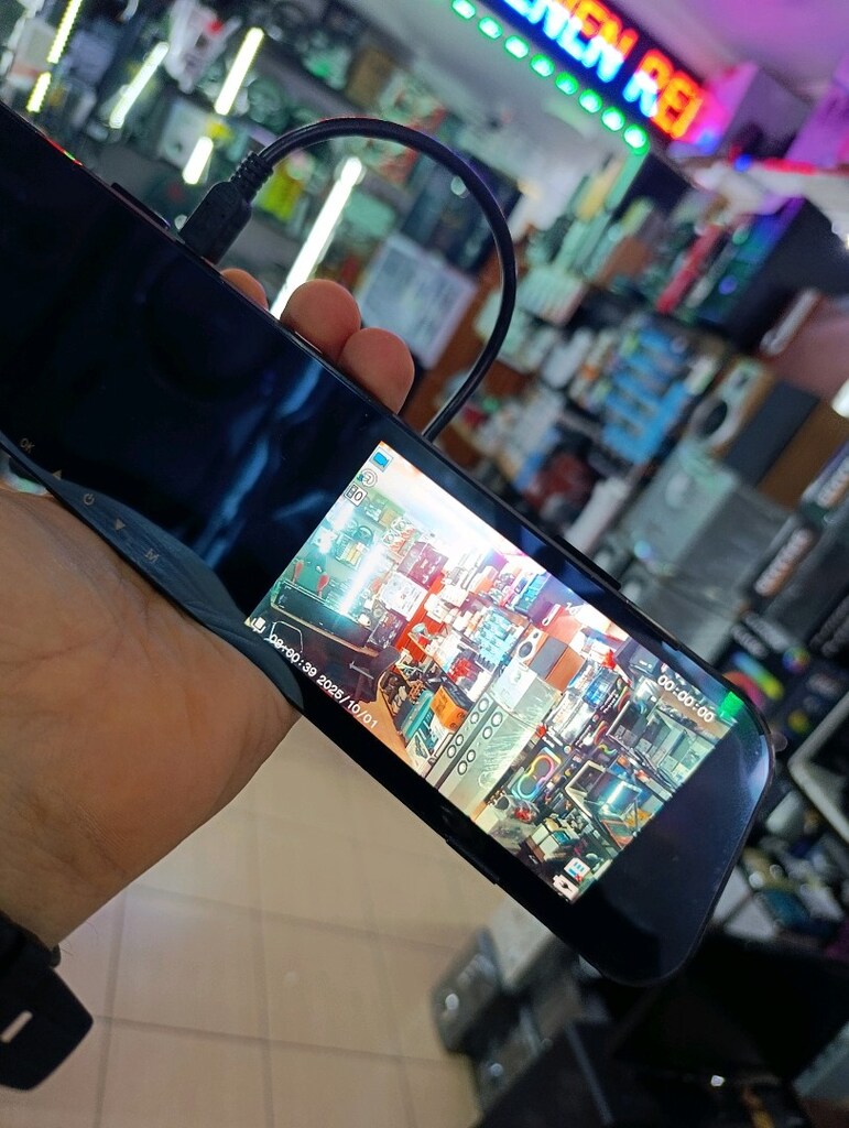 Full HD 2K 4.7 inç dikiz aynası araç kamerası çift kameralı mükemmel g - 4