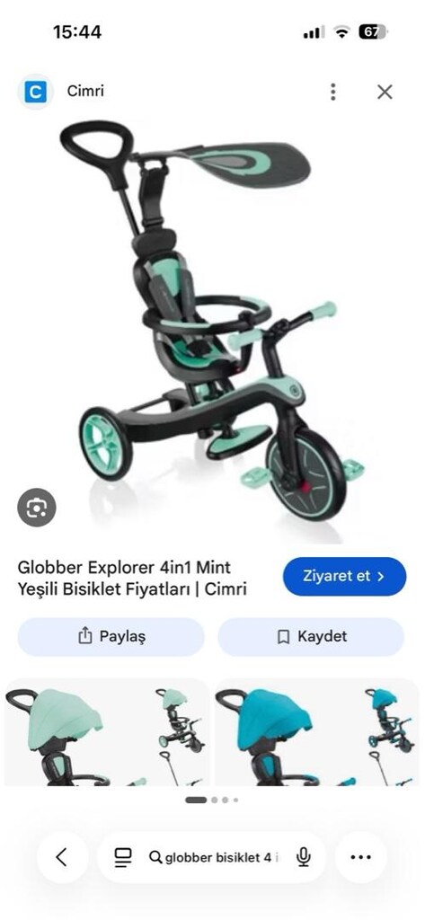 Globber Explorer Bisiklet 4in1 - 2