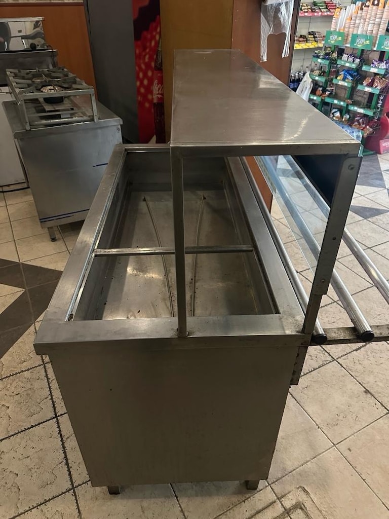 camlı benmari yemek servis tezgahı - 8