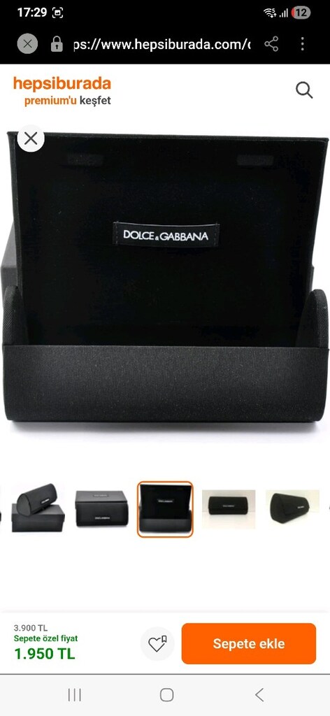 Dolce&Gabbana Gözlük Kılıfı - 3