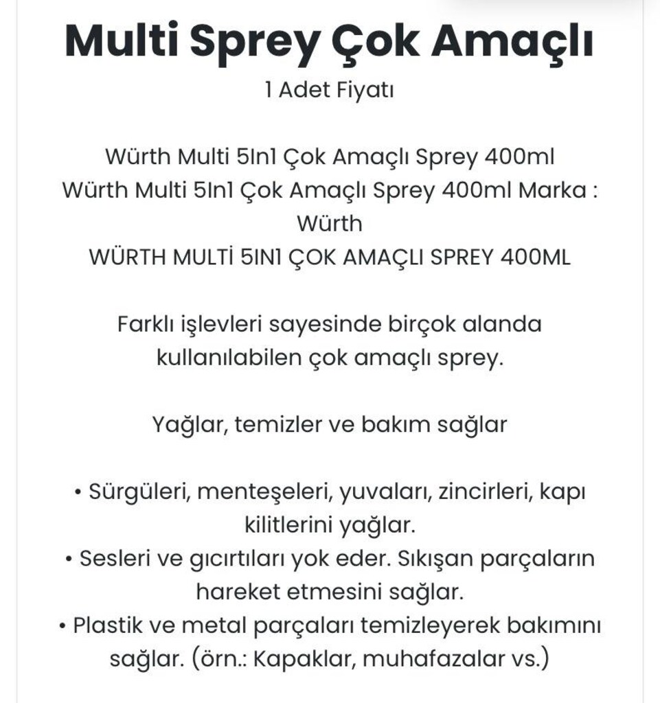würth çok amaçlı yaglayıcı - 4