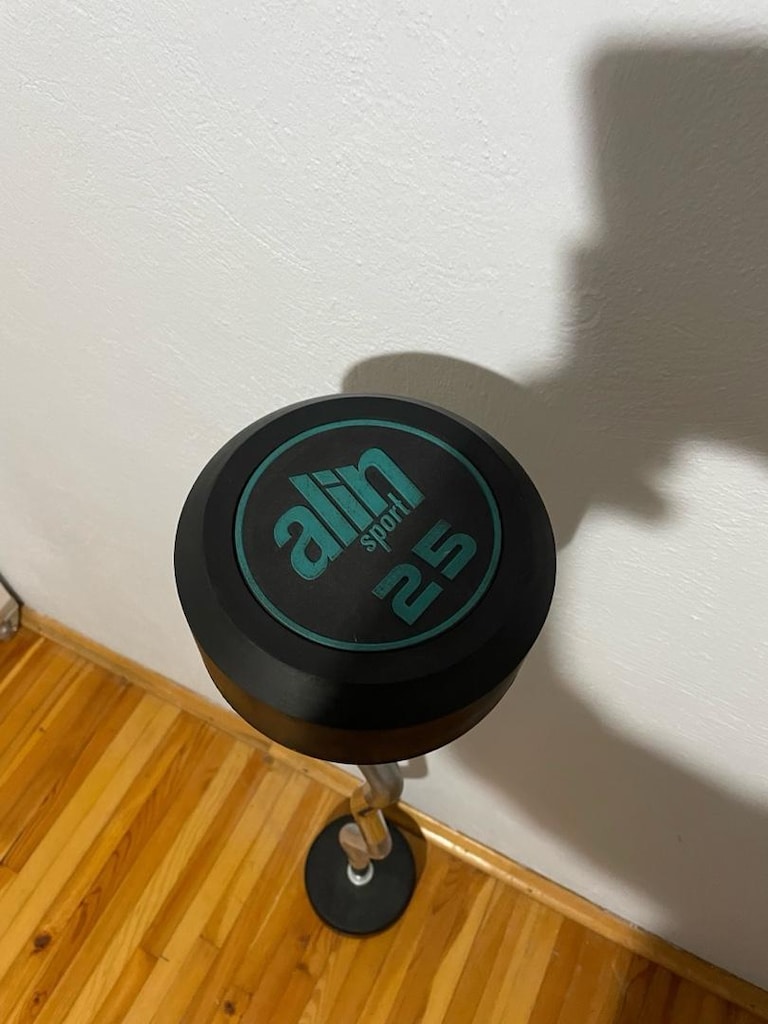 Profesyonel Kauçuk Z Barbell, Düz Barbell - 2