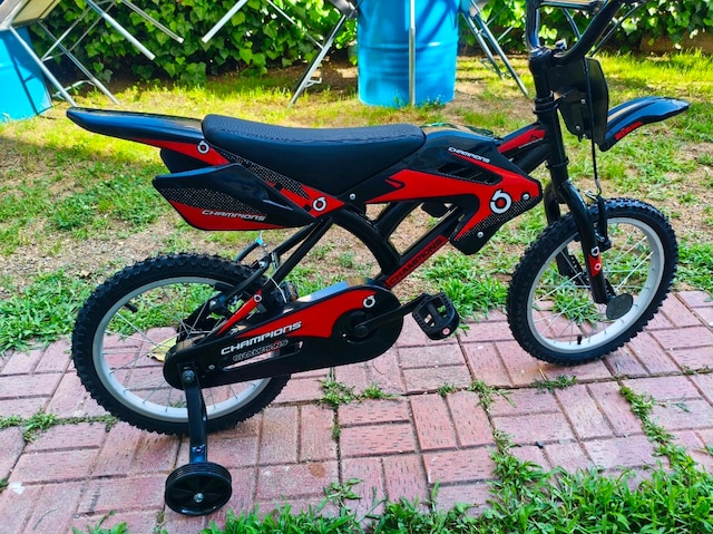 sıfır ambalajında veya hazır kurulu 16 jant motor tipi çocuk bisikleti
