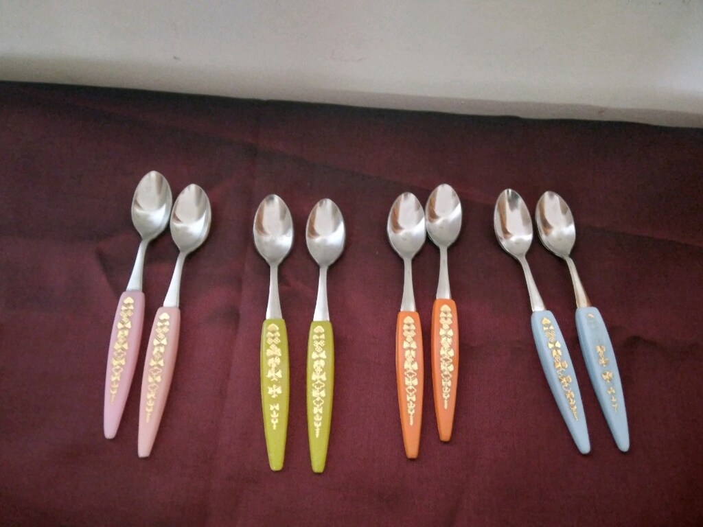 Vintage çay kaşığı 8'li - 7
