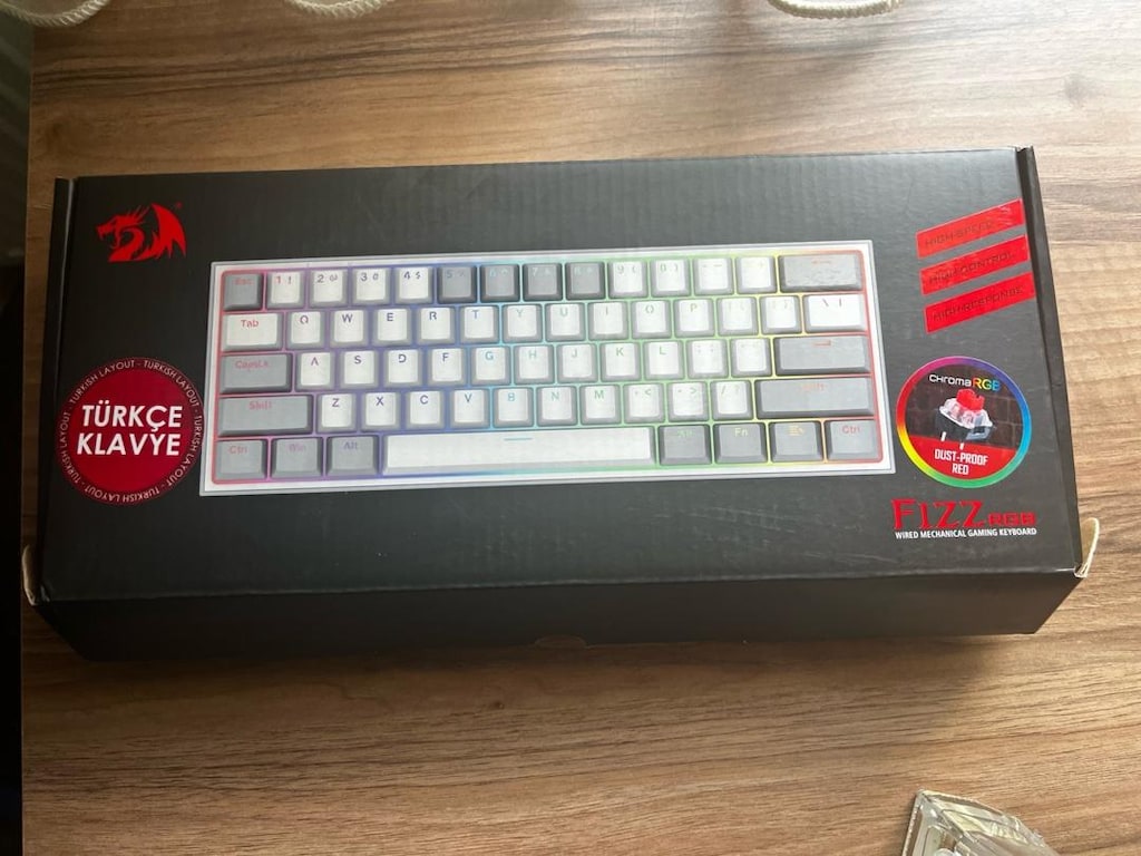 mad 60 manyetik e spor oyuncu klavyesi + redrragon k617fizz rgb - 3