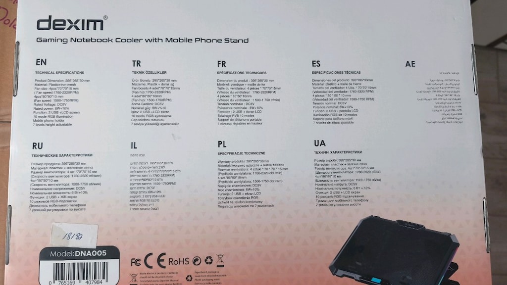 DEXİM K28 DNA005 LAPTOP SOĞUTUCU - 2