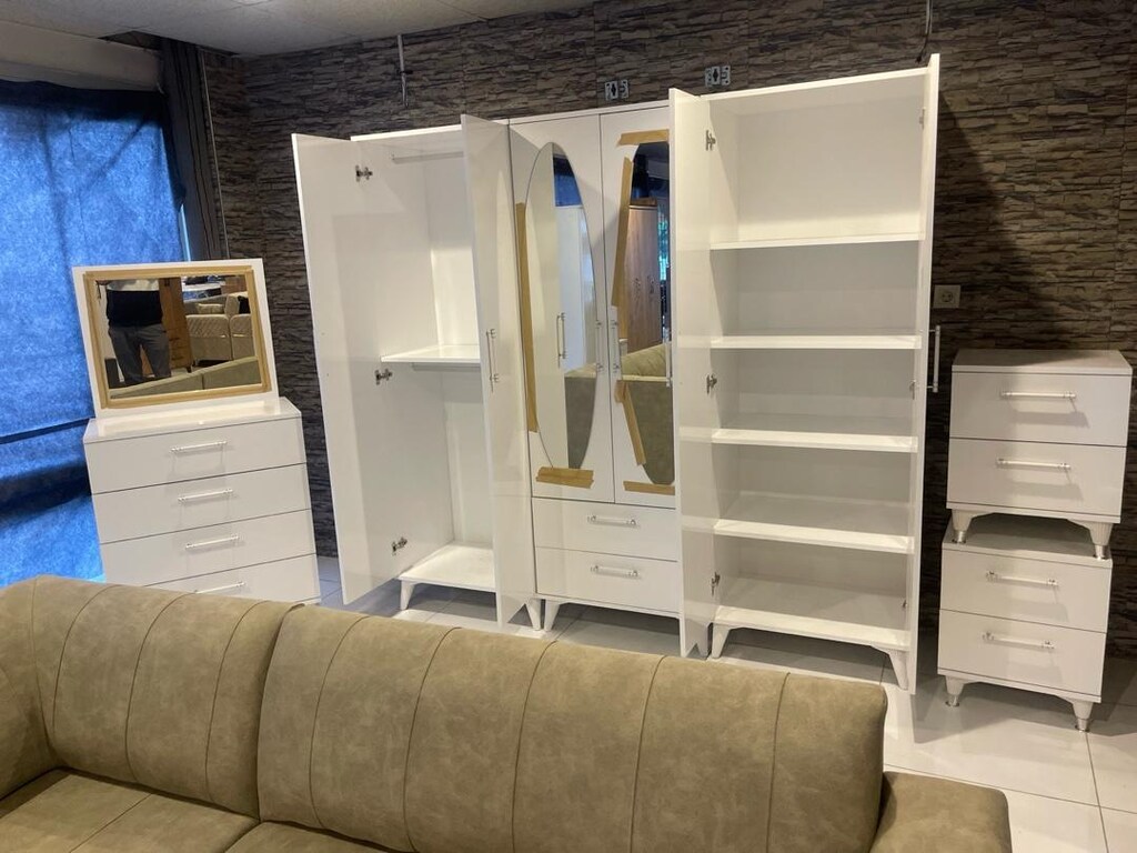 6 kapaklı elbise dolabı - 4