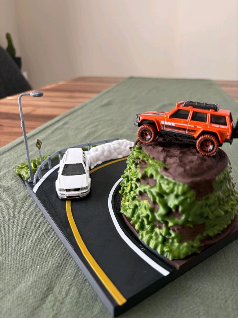 Hot wheels diorama (metal araçlar, 1:64 diorama) - 4