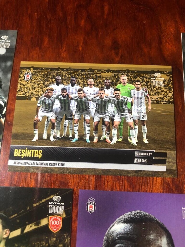 Mythos beşiktaş numaralı kart lot - 2