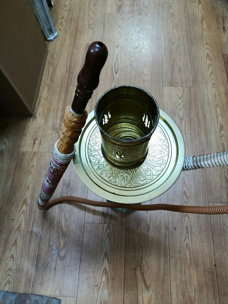 Döküm pirinç nargile sifir orta - 3