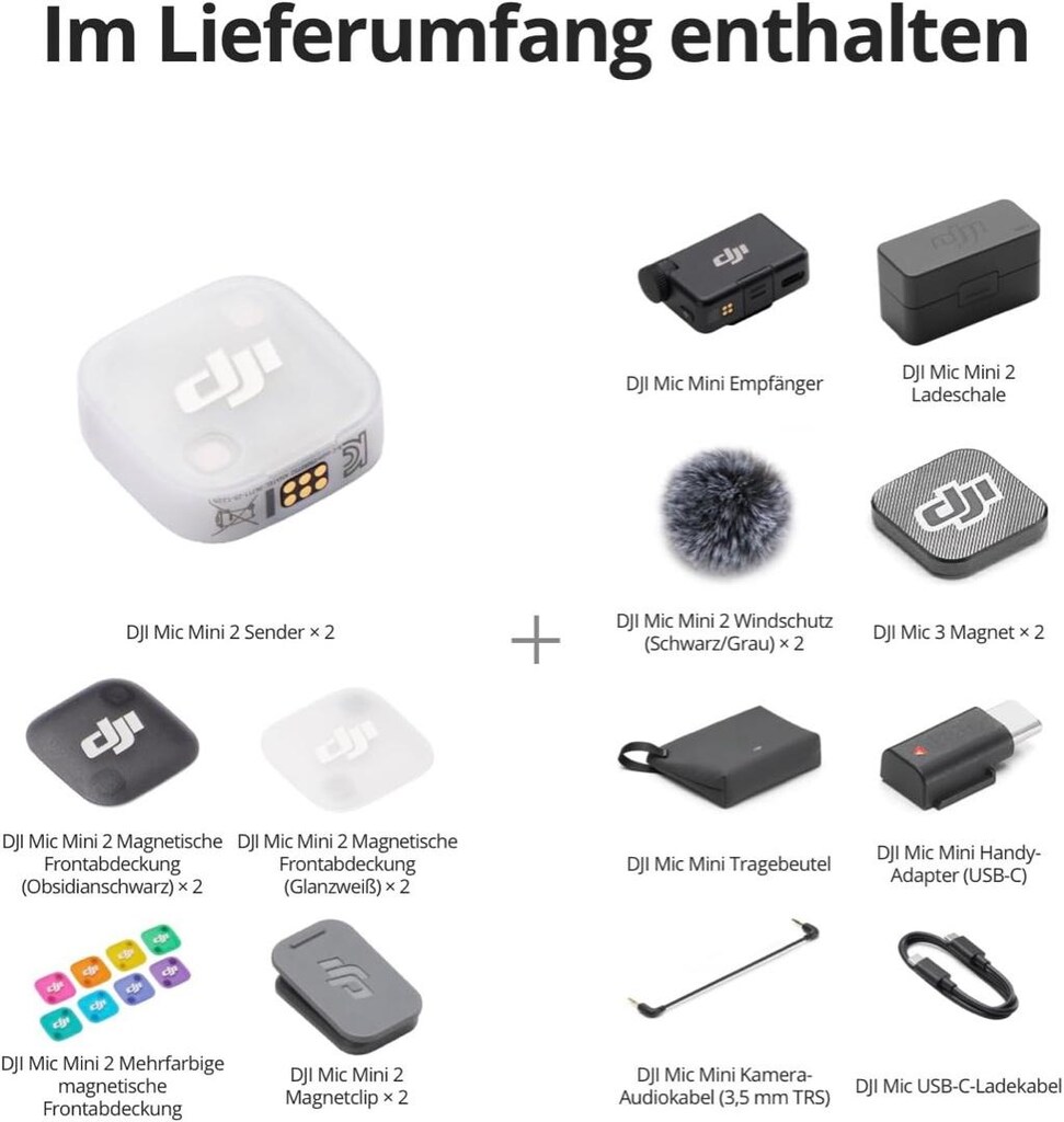 Dji Mic Mini 2 ( 2TX 1 RX ) Sıfır - 2