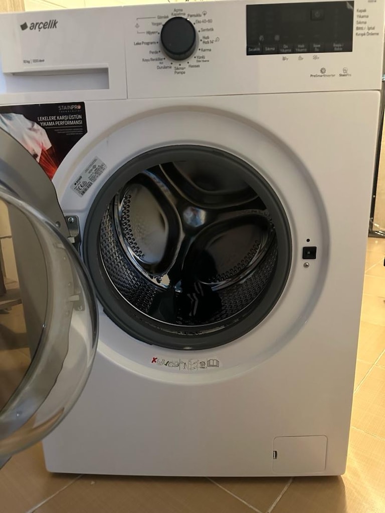 temiz kullanılmış garantili Arçelik çamaşır makinesi - 2